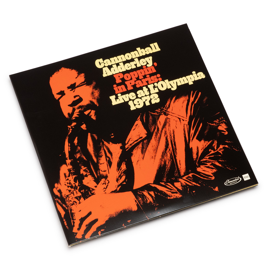 Cannonball Adderley Poppin In Paris Live At L Olympia 1972 2LP