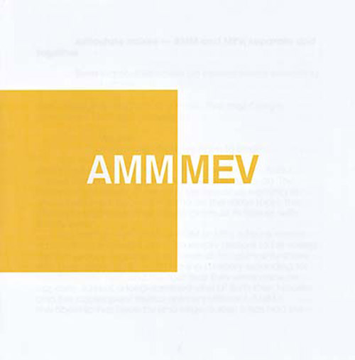 AMM, MEV (Musica Elettronica Viva) – Apogee (2CD) – Soundohm